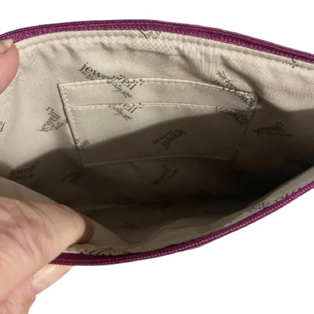 Jewell by Thirty-One 31 Wristlet, Wallet, Fuchsia, Pebble Finish, NWOT - Picture 7 of 9